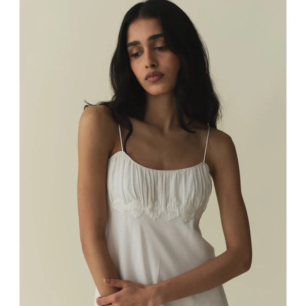 Doen fleurie silk dress  salt M